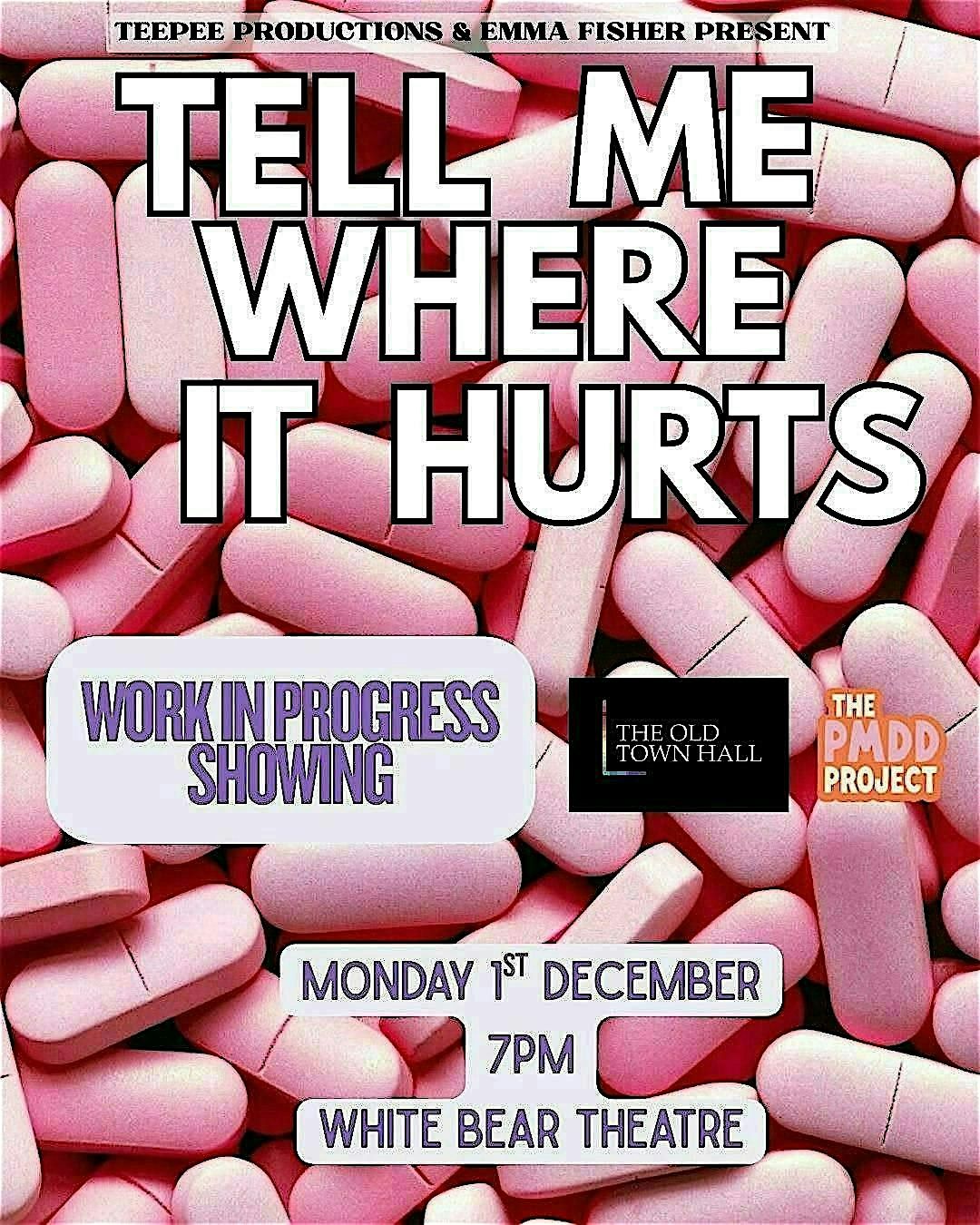 Tell Me Where It Hurts - Work In Progresss Showing