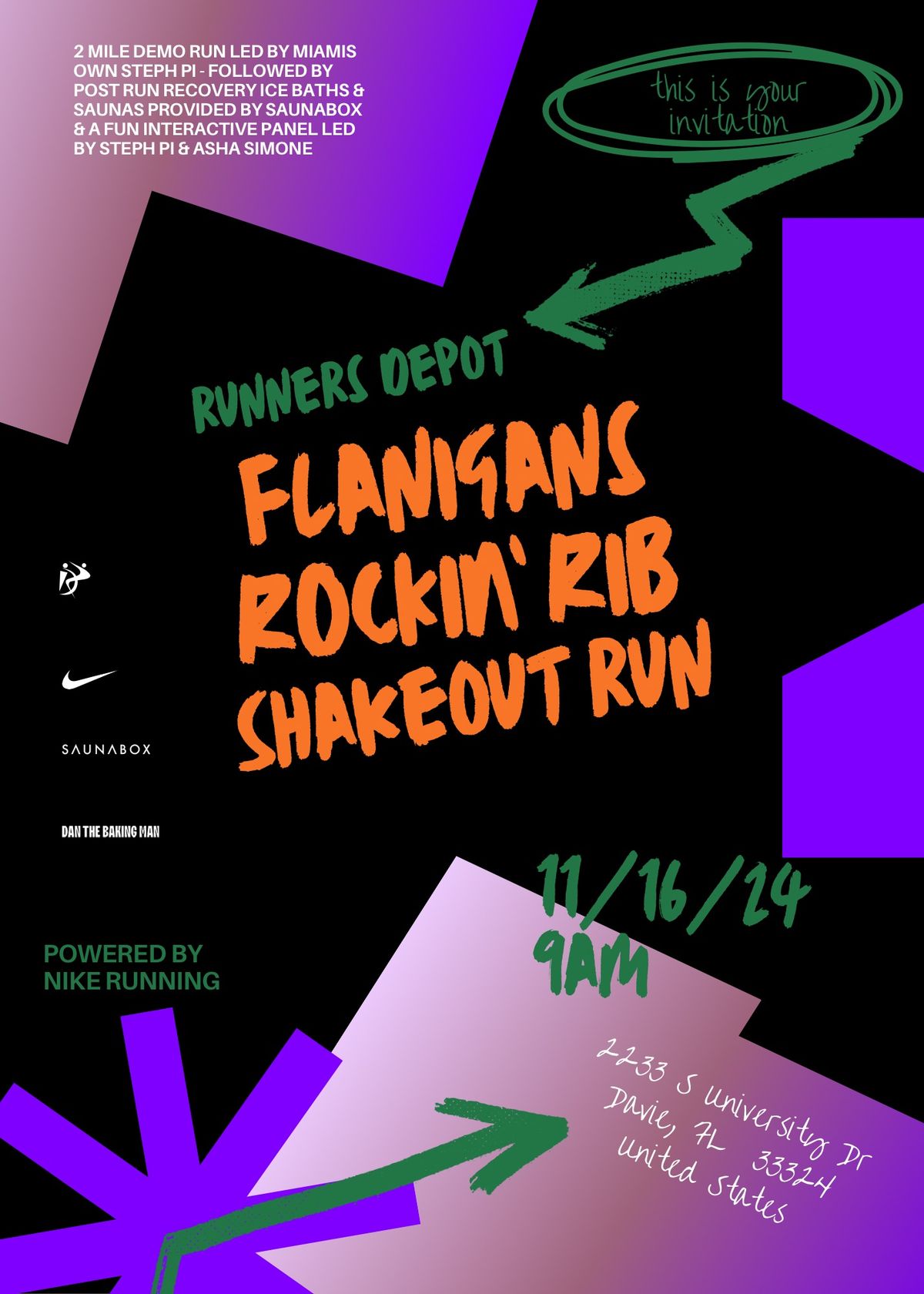 Rockin' Rib Run - NIKE SHAKE OUT RUN