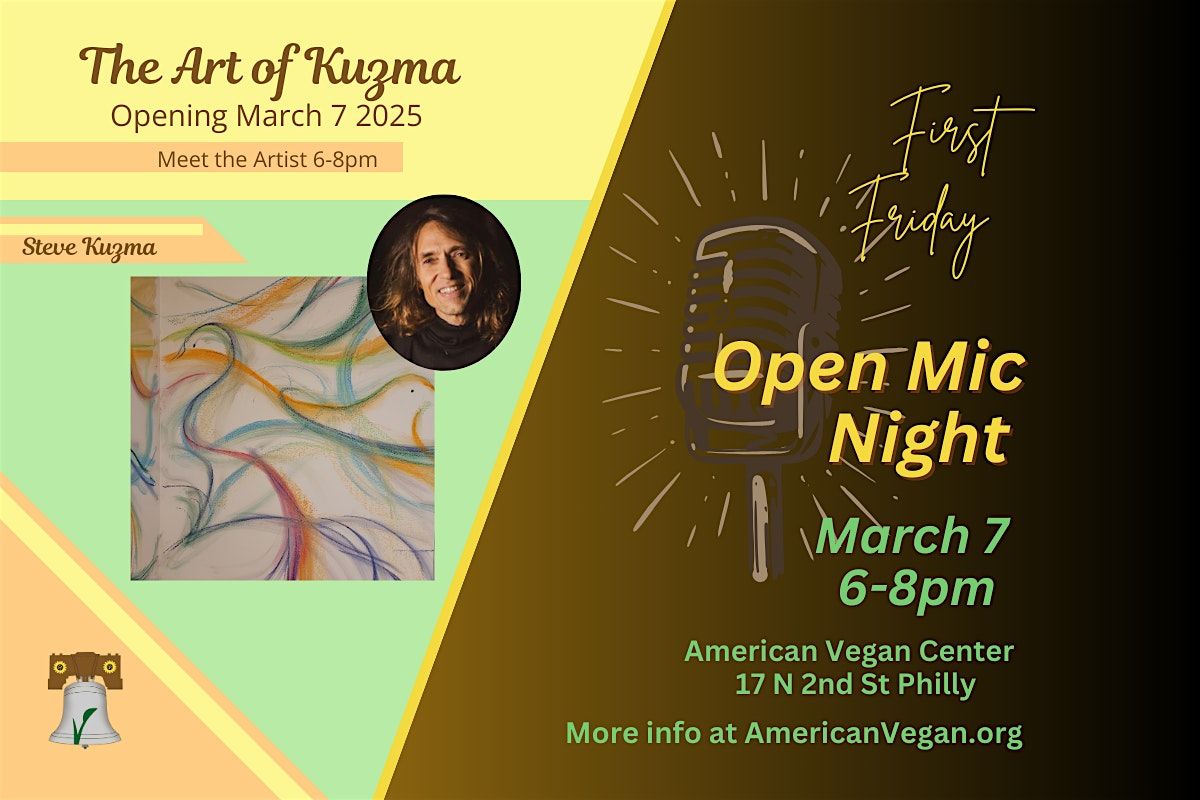 First Friday Open Mic Night and Art Exhibit