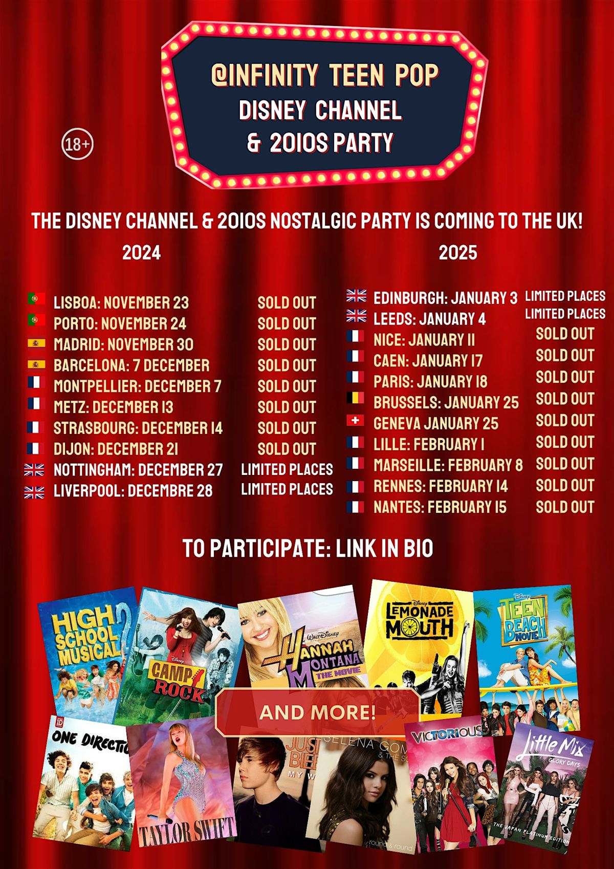 Disney Channel & 2010s Nostalgic Party (Edinburgh)