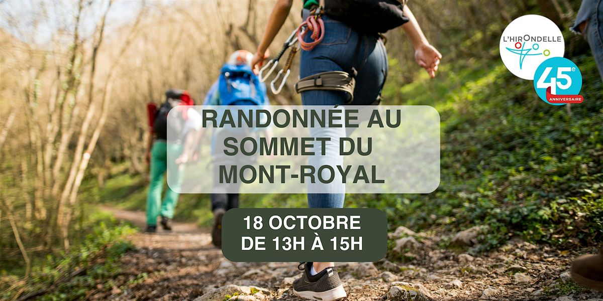 Randonn\u00e9e - L\u2019Histoire du mont Royal \u00e0 travers les nations