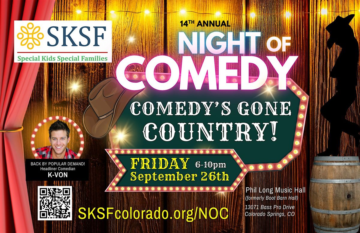 SKSF's 14th Annual NIGHT OF COMEDY
