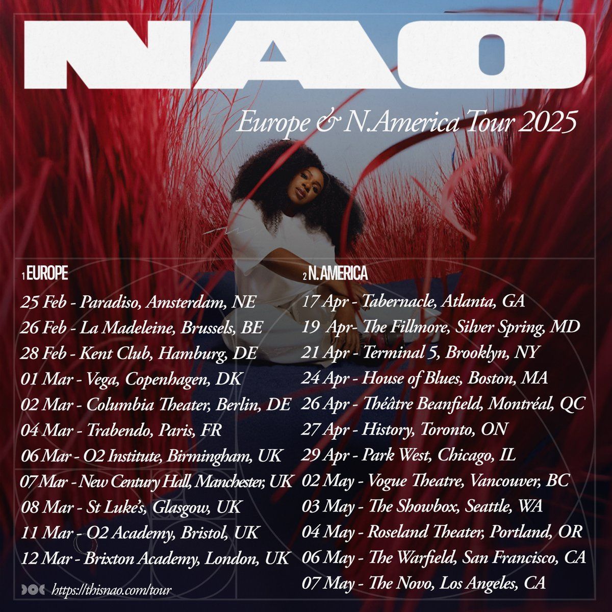 Nao Bristol Tickets