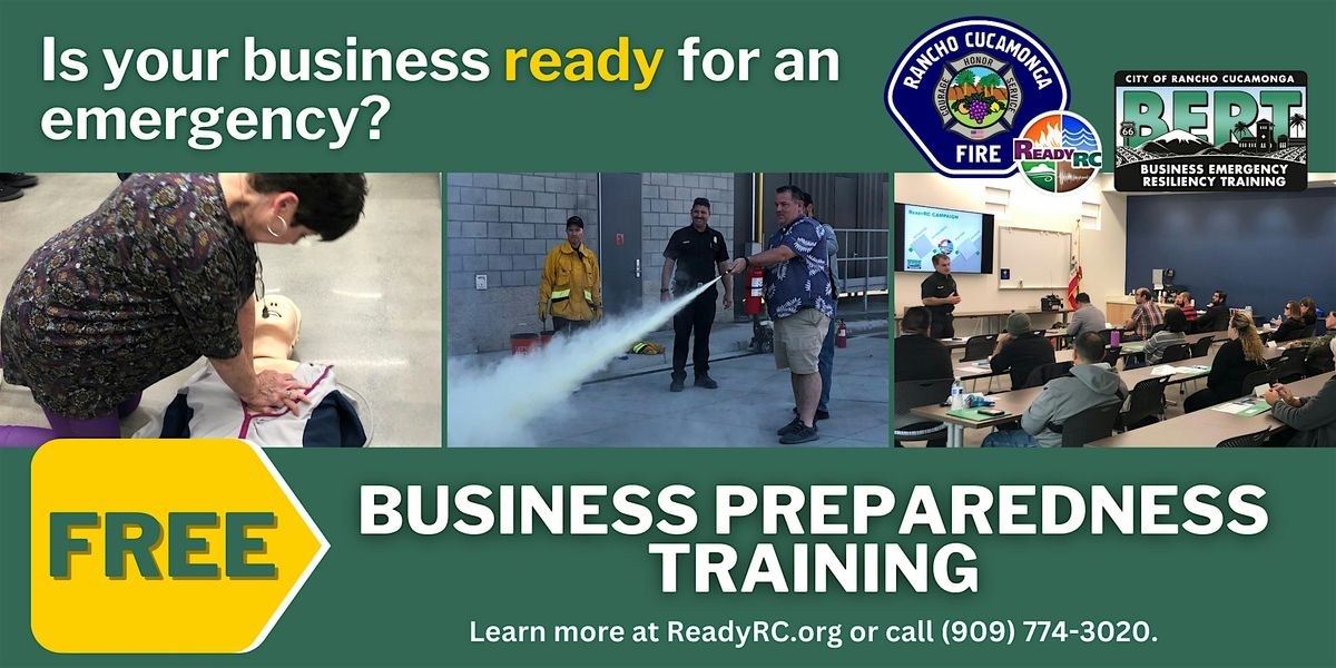 Business Emergency Resiliency Training Unit #2: Employee Preparedness