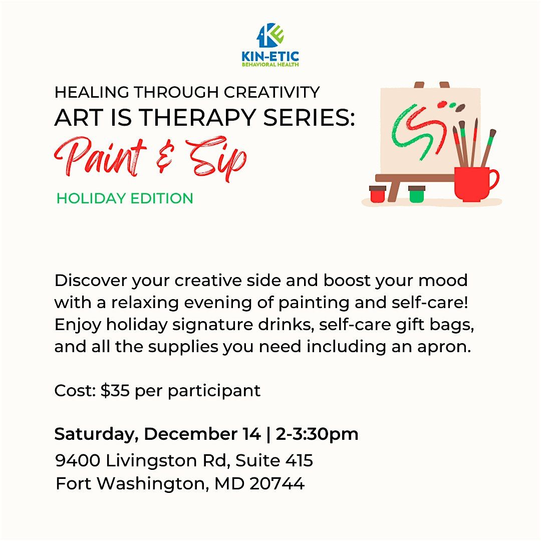 Art is Therapy Series: Paint & Sip