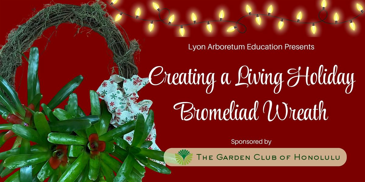 Creating a Living Holiday Bromeliad Wreath