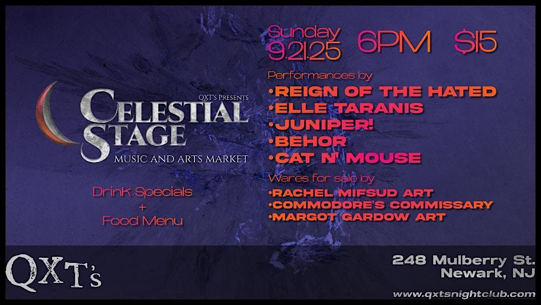 CELESTIAL STAGE - a showcase of amazing local bands' music
