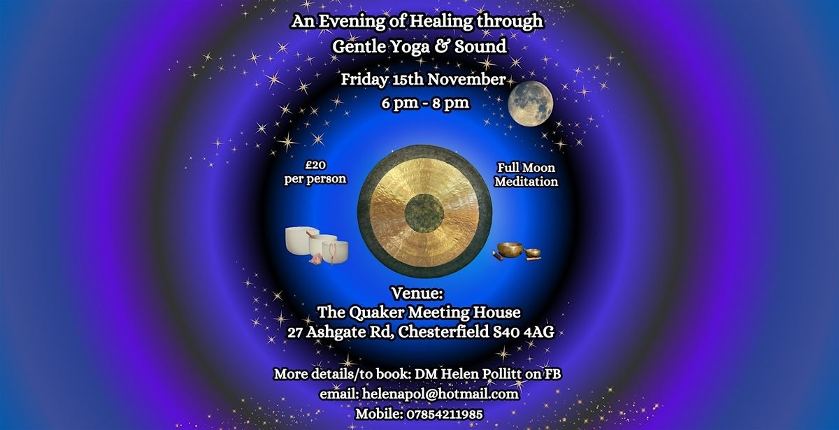 Evening of Healing Through Therapeutic Yoga and Sound