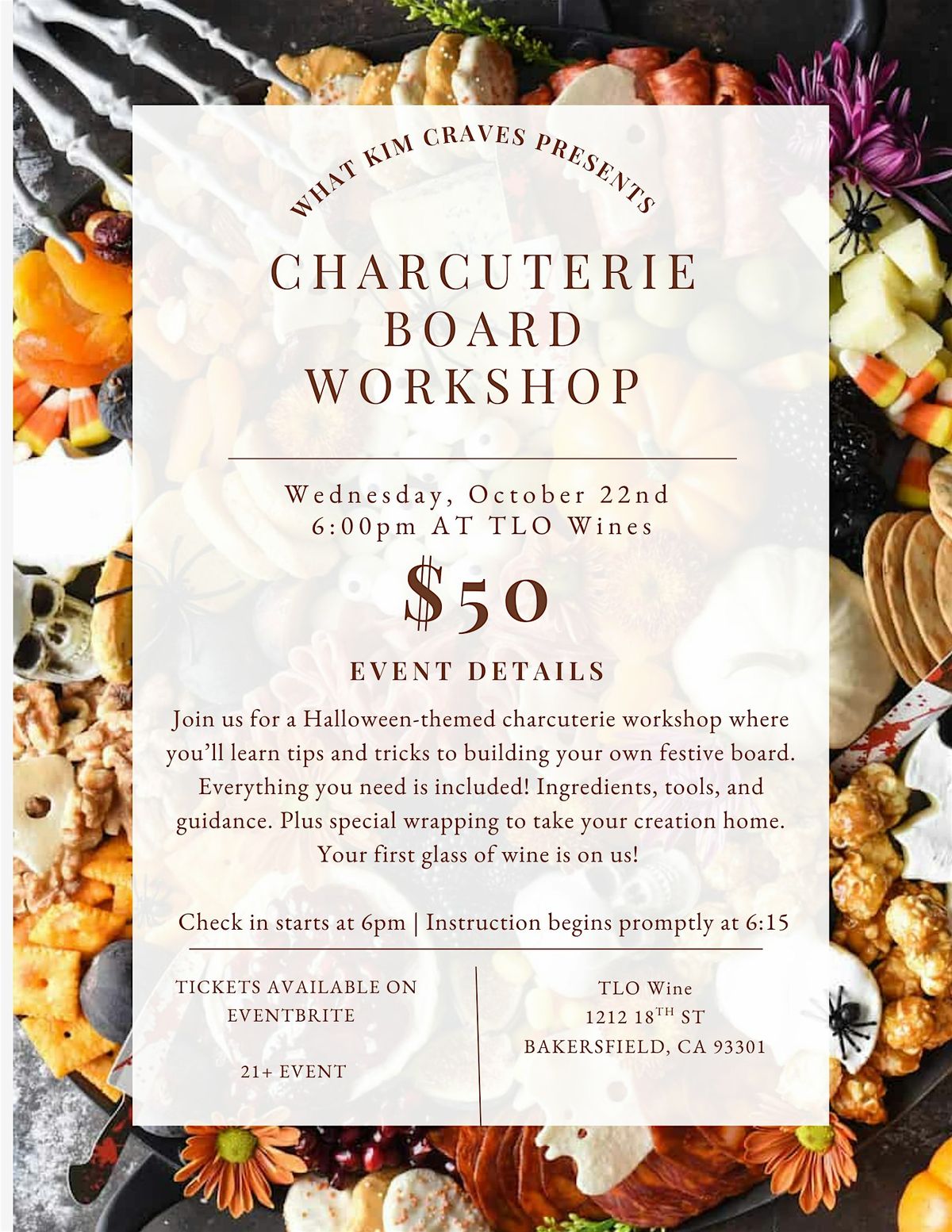 Halloween Charcuterie Board Workshop