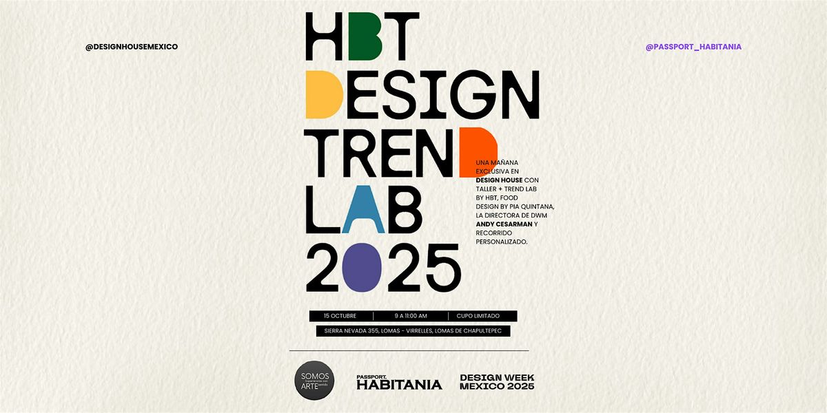 HBT DESIGN TREND LAB 2025