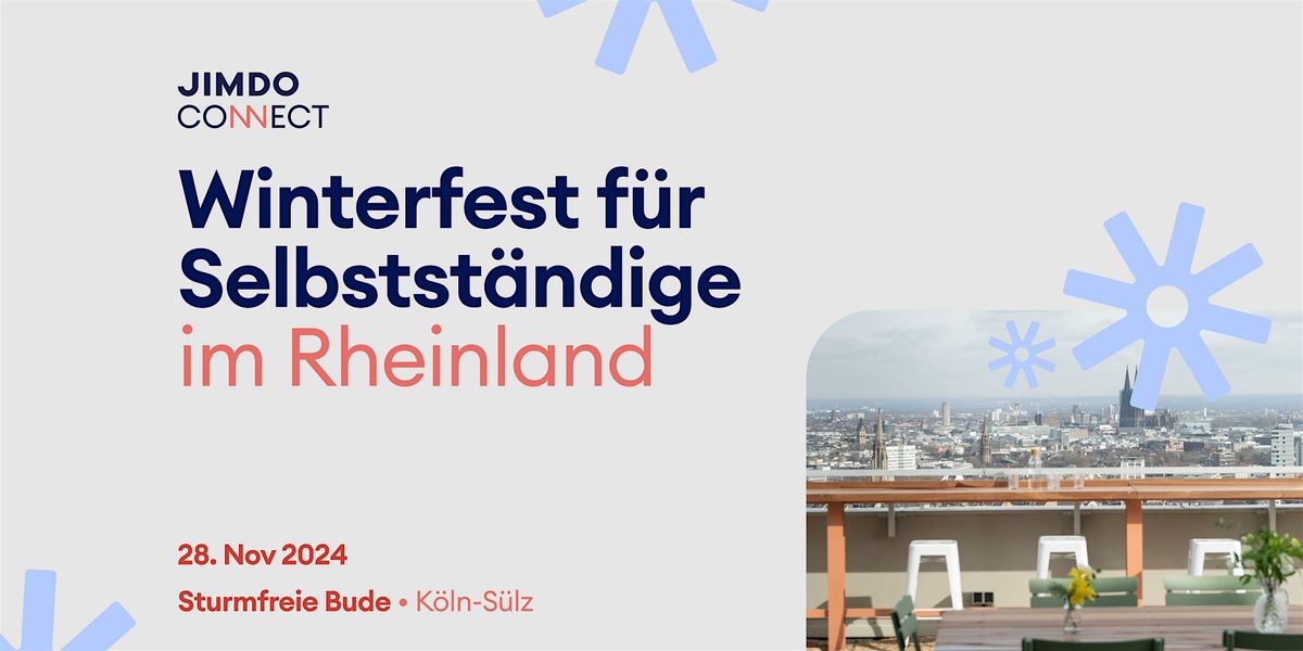 JIMDOConnect Winterfest f\u00fcr Selbstst\u00e4ndige im Rheinland