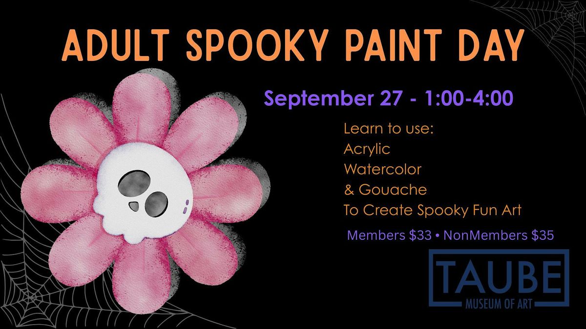 Adult Spooky Paint Day