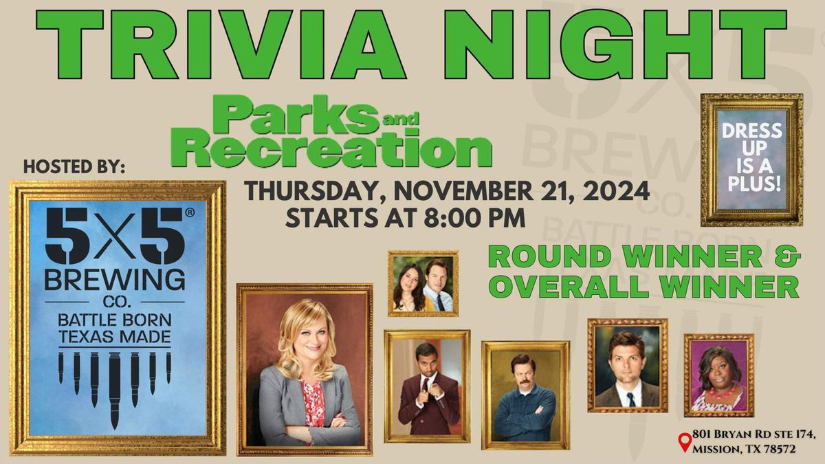 Parks and Rec - Trivia Night