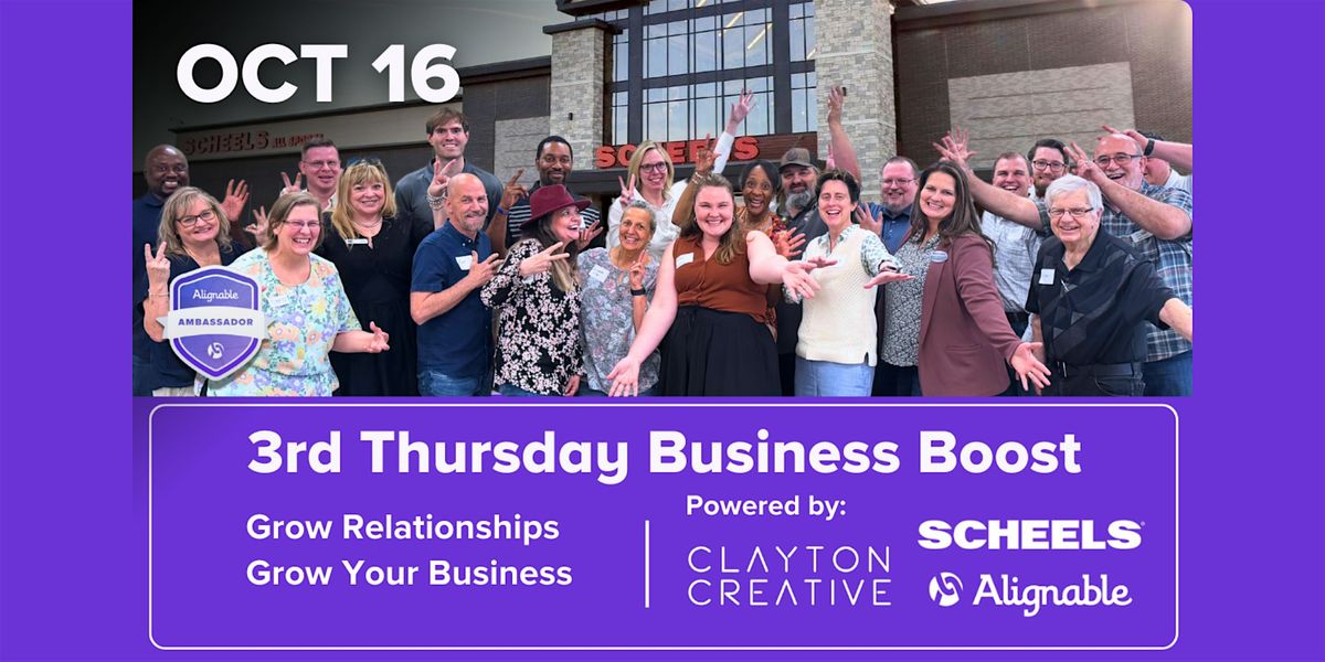 3rd Thursday Tulsa Business Boost @ Scheels Tulsa