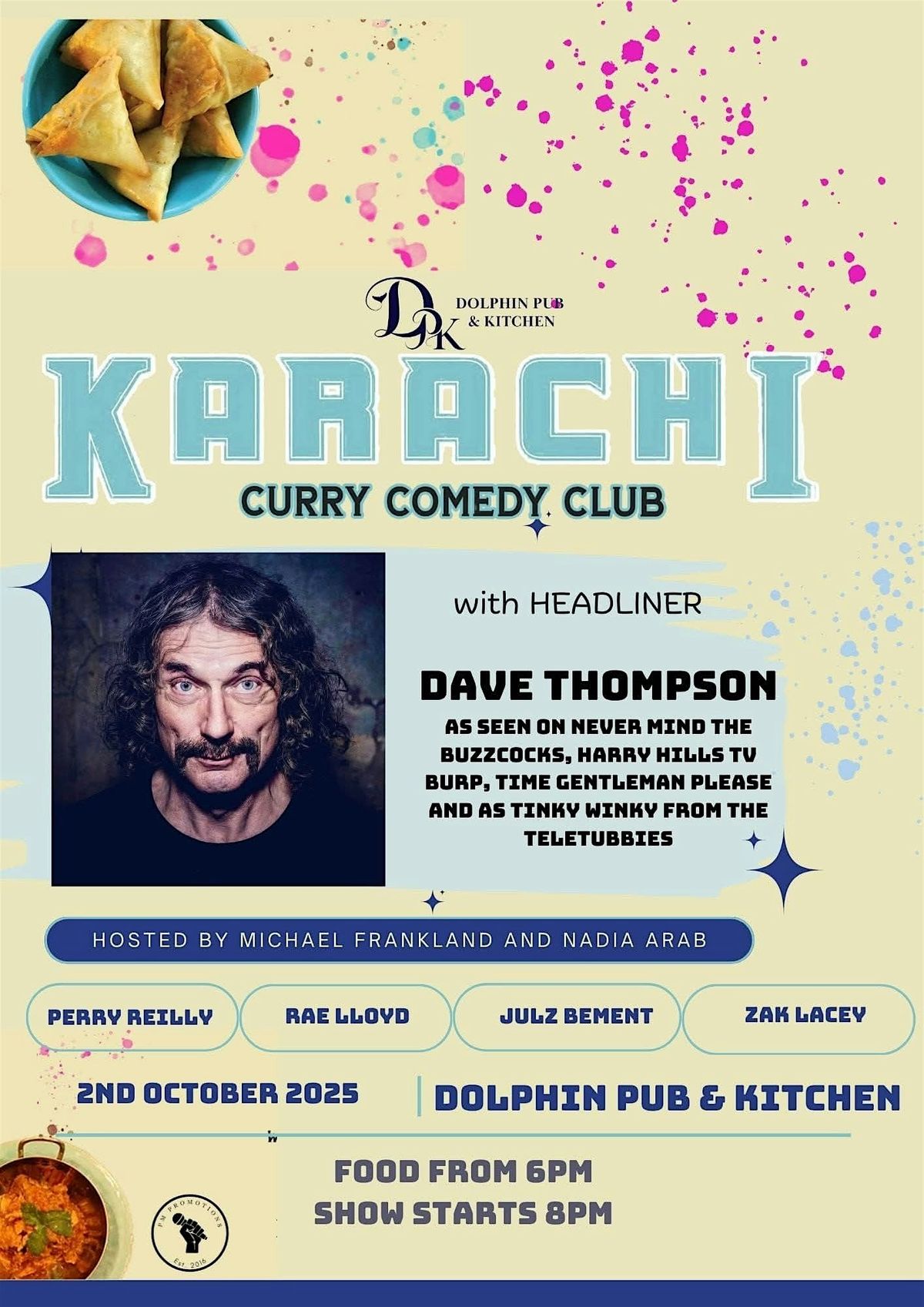 Comedy and Curry Night at The Dolphin pub and kitchen