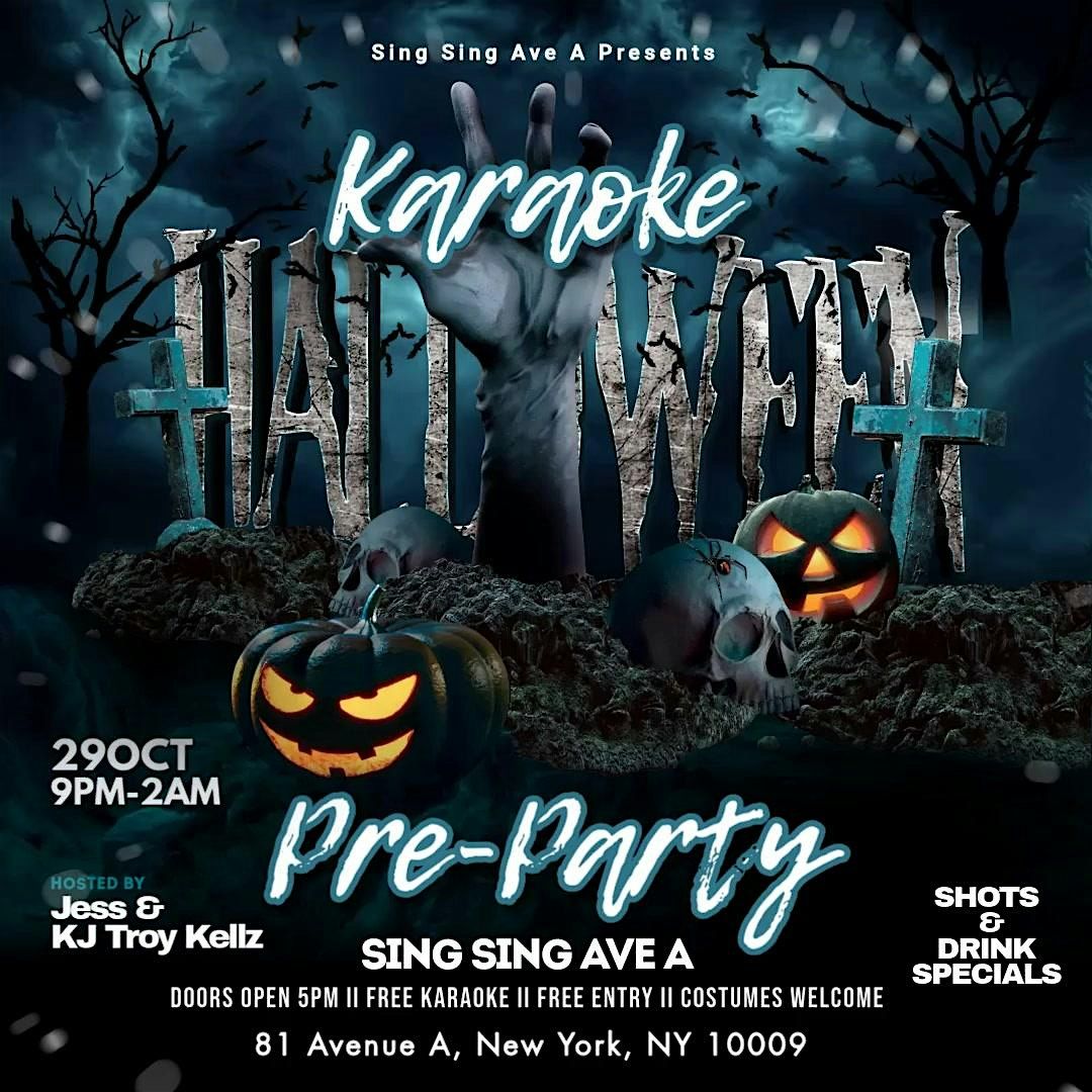 Sing Sing Ave A's Pre-Halloween Karaoke Takeover