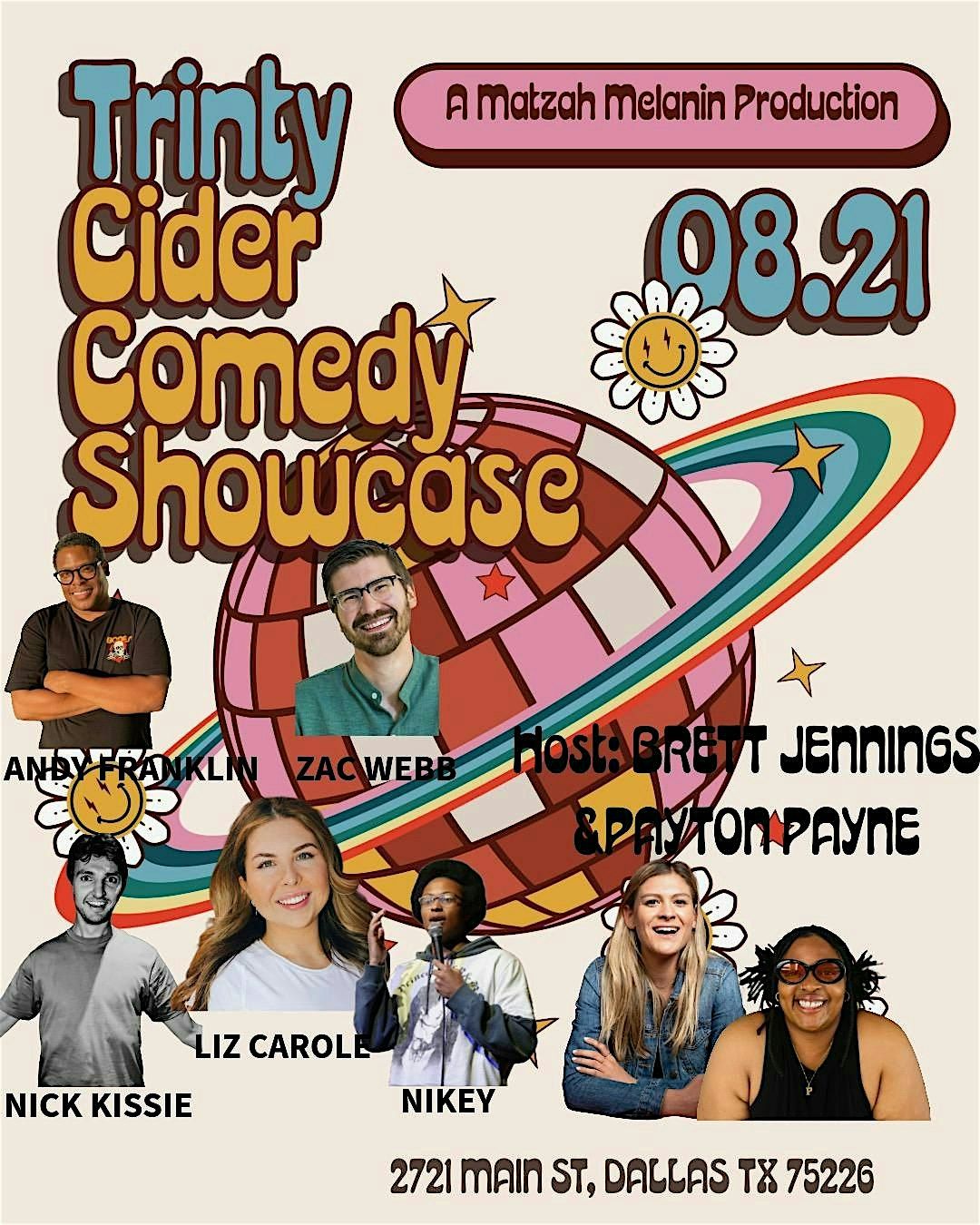 Trinity Cider Comedy Showcase