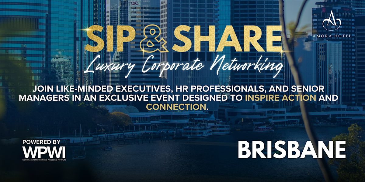 Sip and Share: Luxury Corporate Networking