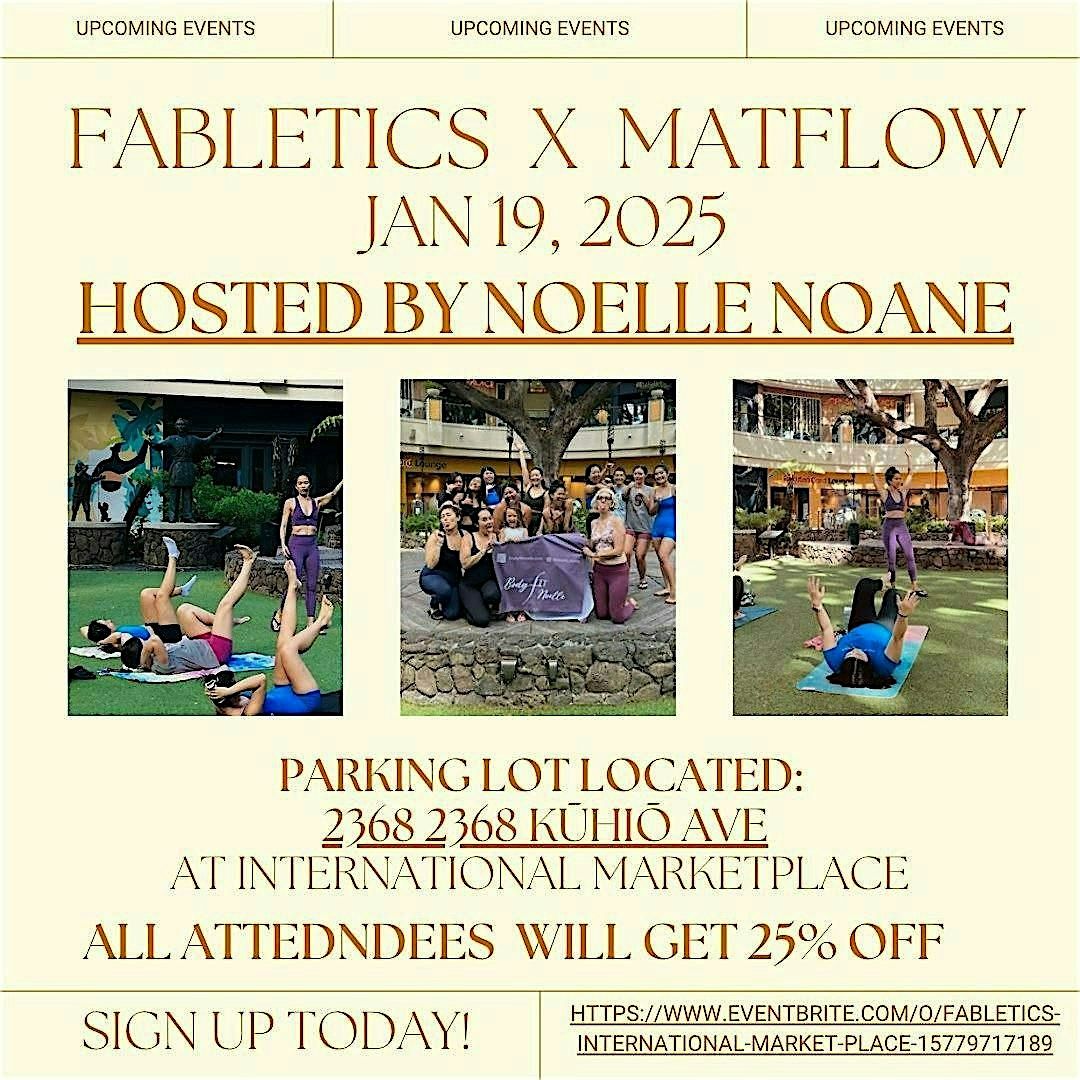 Fabletics x MatFLOW w\/Noelle Naone