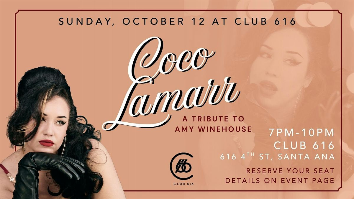 Coco Lamarr: Amy Winehouse Tribute