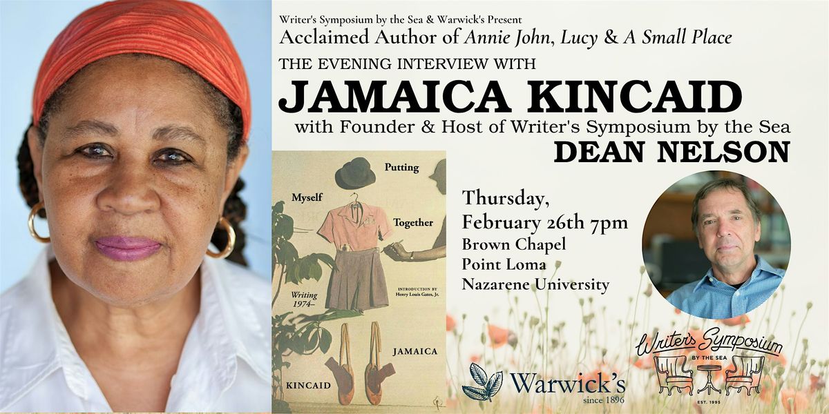 Jamaica Kincaid Writers Symposium by the Sea w\/Dean Nelson