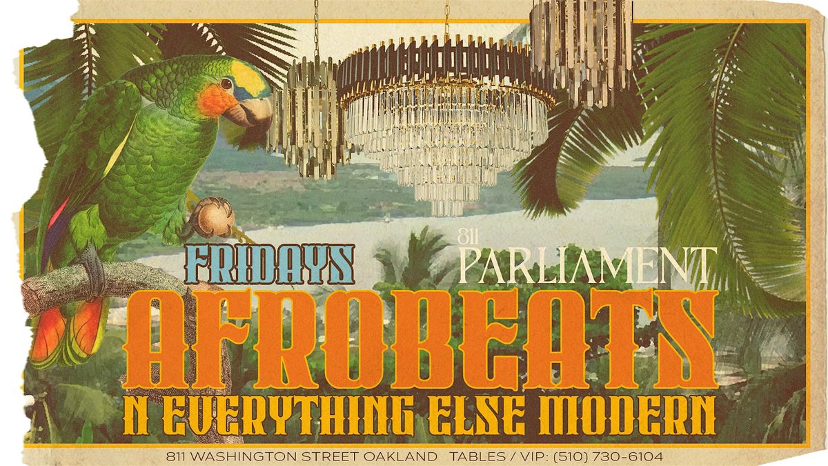 Friday Plan - Afrobeats & Everything else Modern