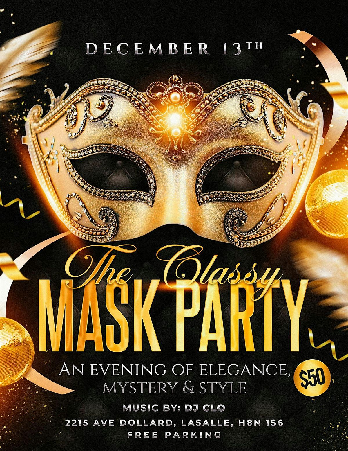 The Classy MASK PARTY