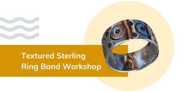 Textured Sterling Ring Band Workshop