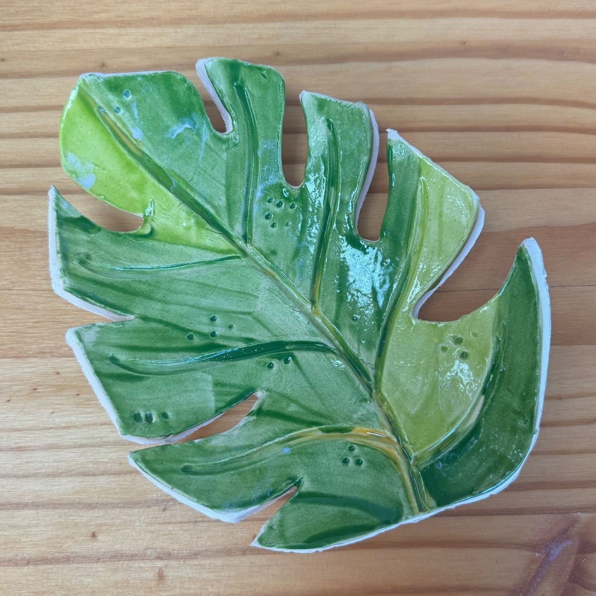 Intro to Pottery: Monstera Leaf Tray