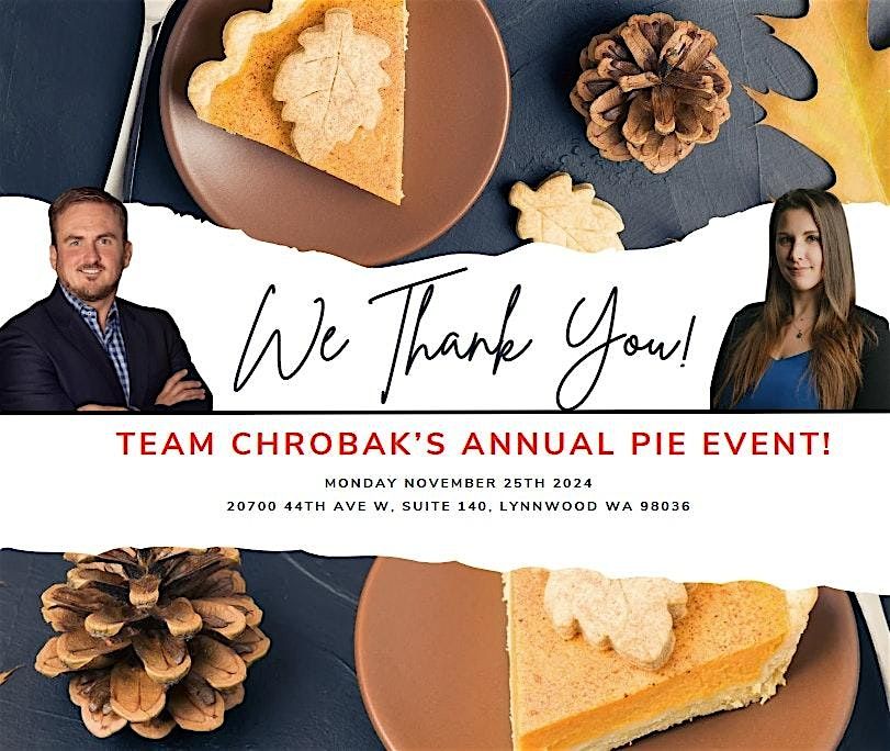 Team Chrobak's Annual Pie Event!