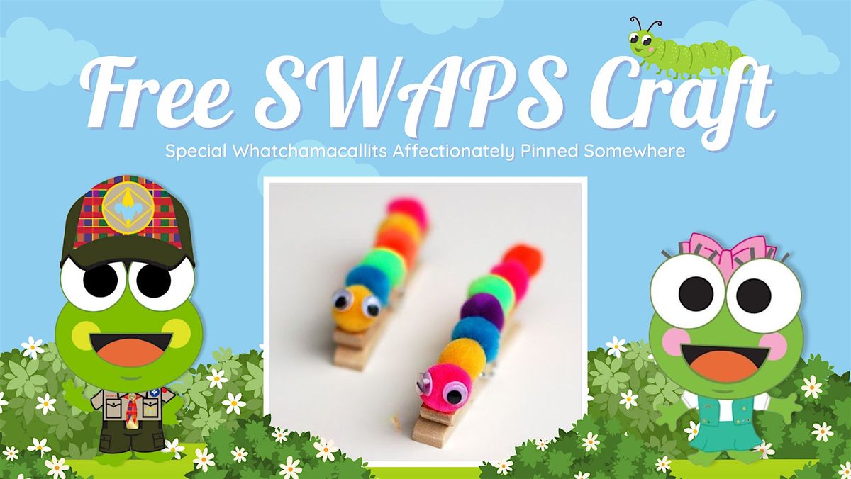 Free SWAPS craft at sweetFrog Germantown