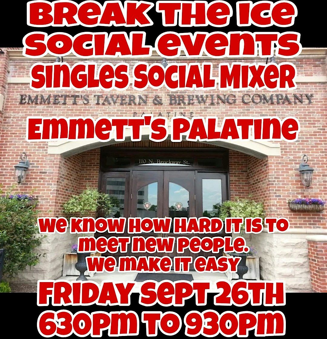 Singles Social Mixer Palatine Emmett's
