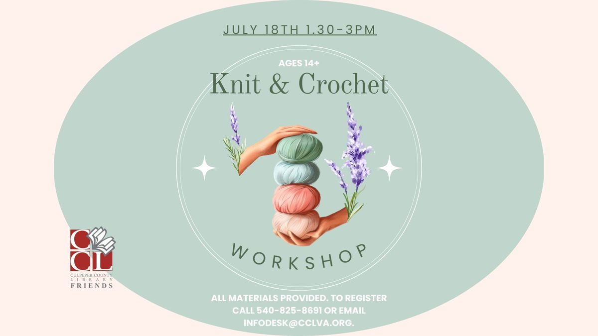 Knit & Crochet Workshop