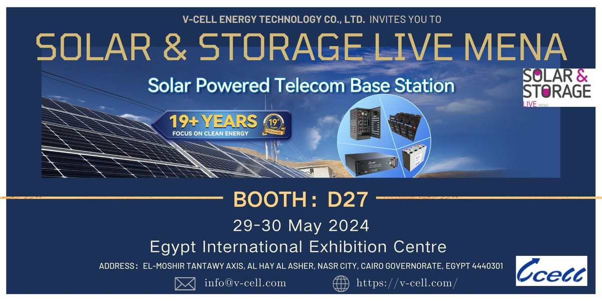 Solar & Storage Live Mena Exhibition in Egypt