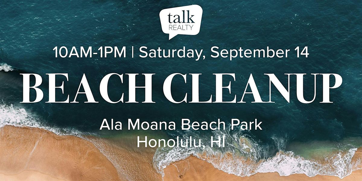 Ala Moana Beach Cleanup