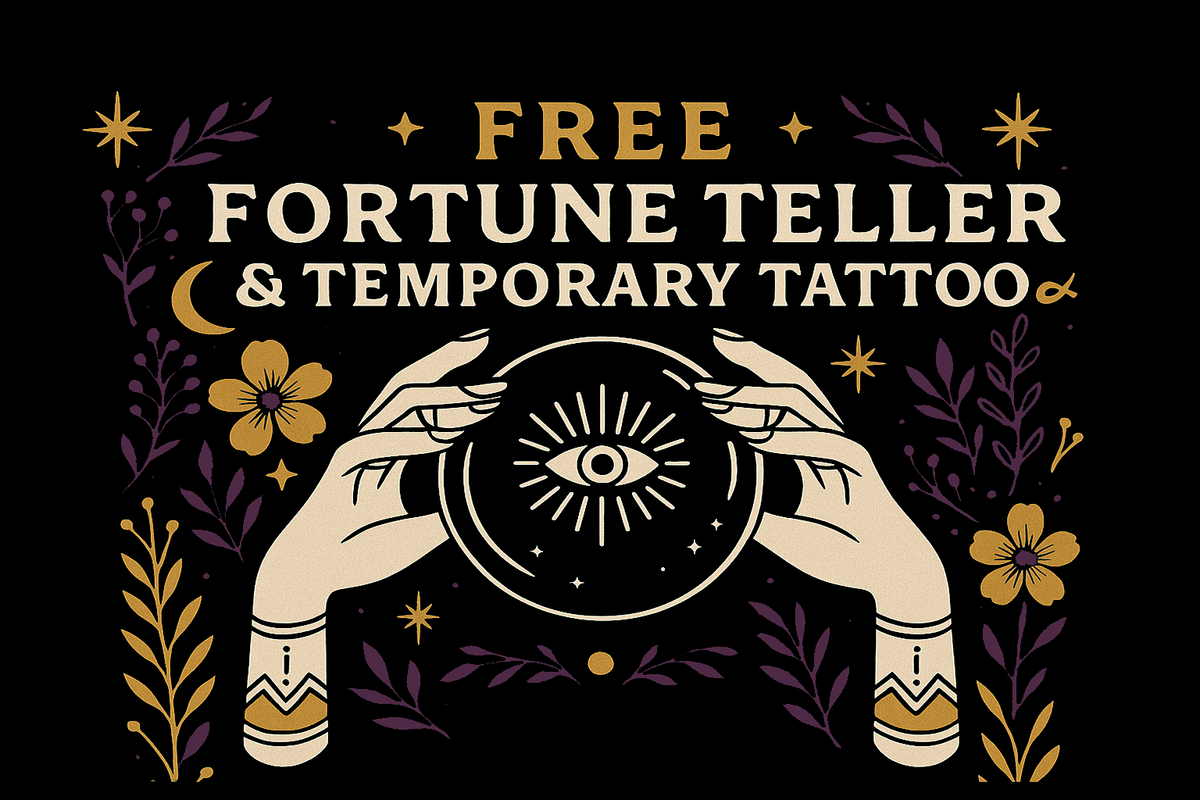 Fortune Teller & Temporary Tattoo Pop Up