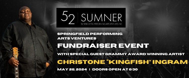 Christone "Kingfish" Ingram at 52 Sumner performing for the SPAV Fundraiser