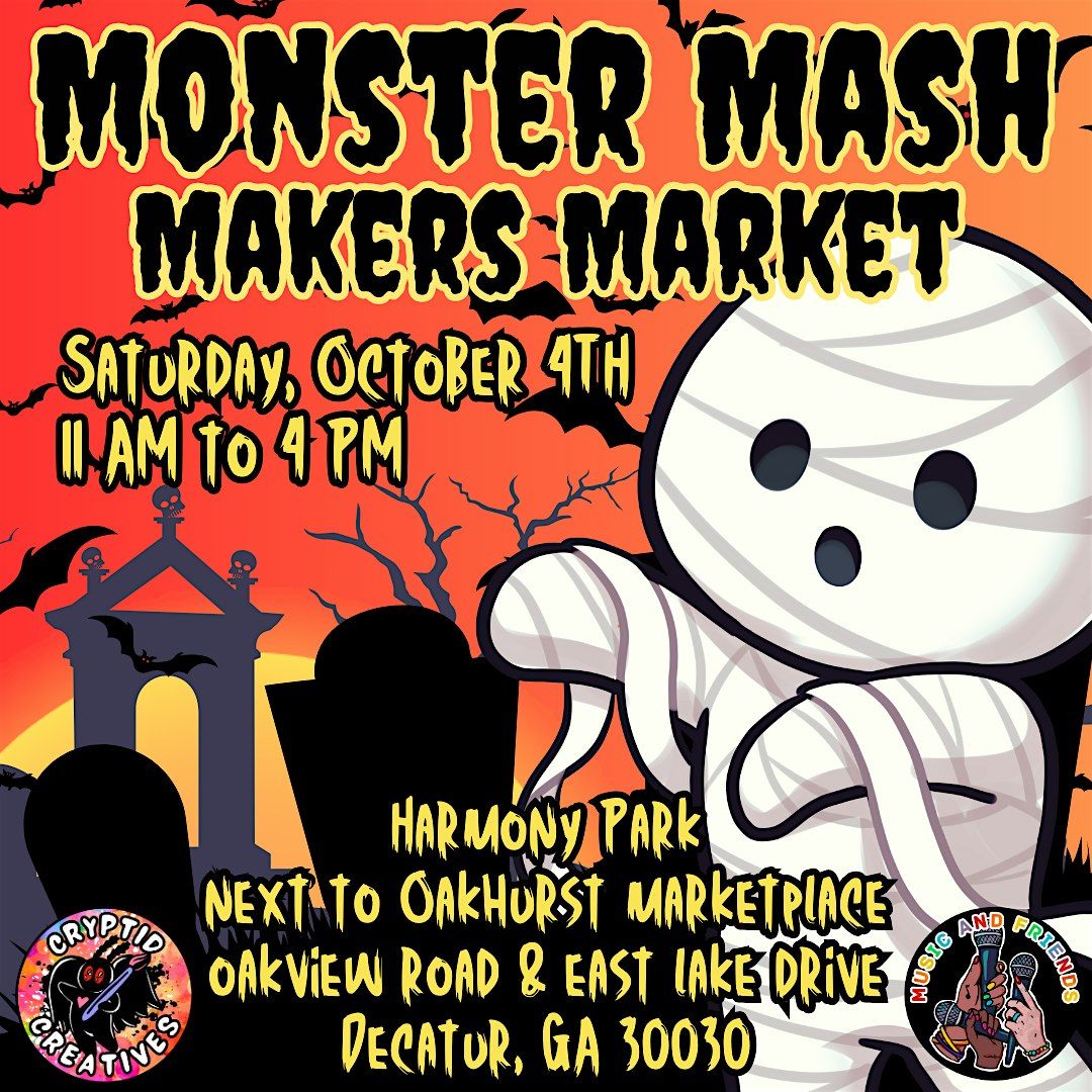 Monster Mash Maker's Market: Shop Handmade at Harmony Park