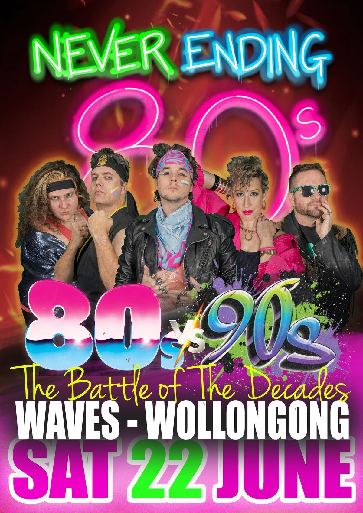 Never Ending 80s v 90s  Party - Waves Towradgi Beach Hotel