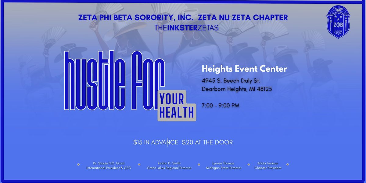Inkster Zetas's Hustle for Your Health Nov 2025