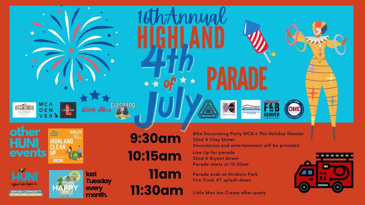4th of July Parade & Sweet 16 Little Man After-Party!