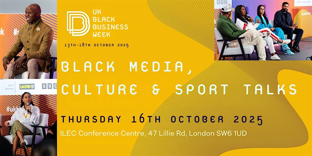 Black Media, Culture & Sports Talks