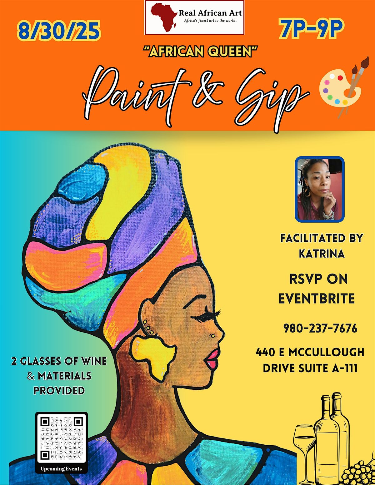"African Queen" Paint & Sip