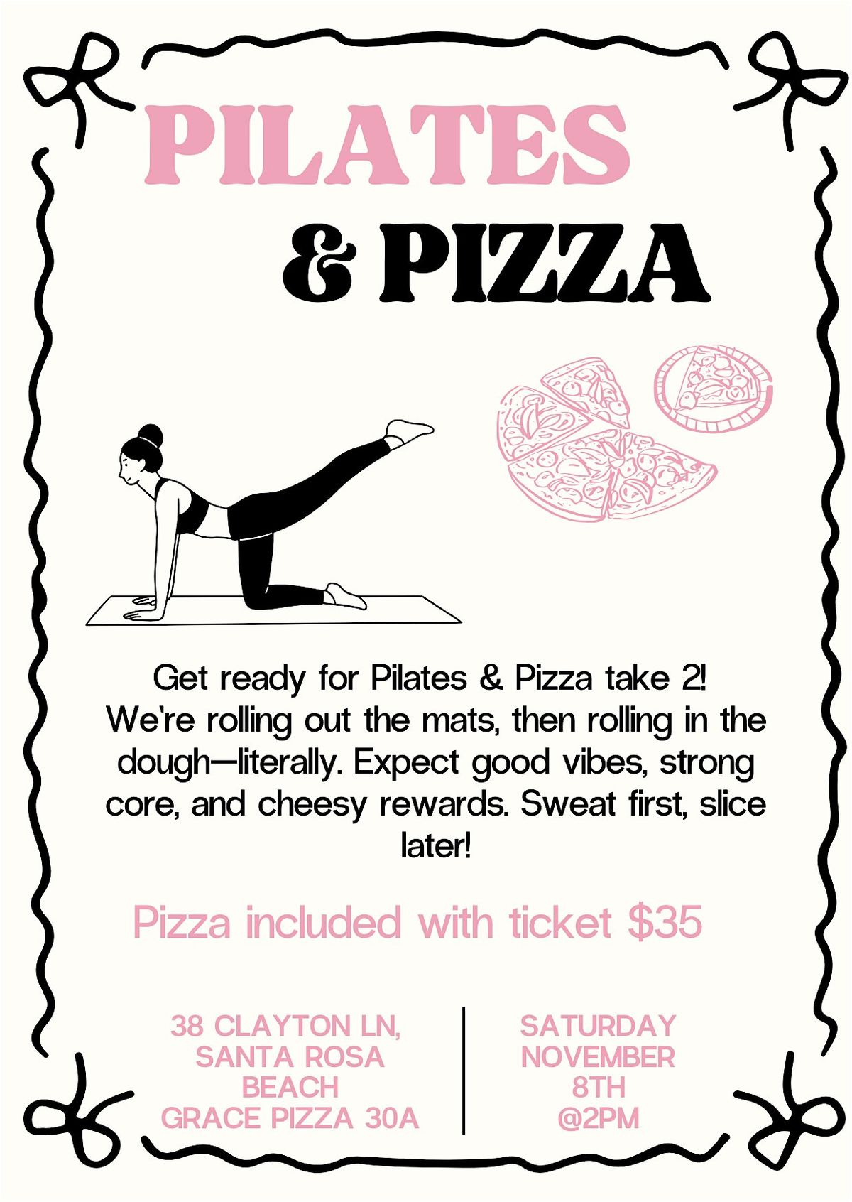 Pilates & Pizza!