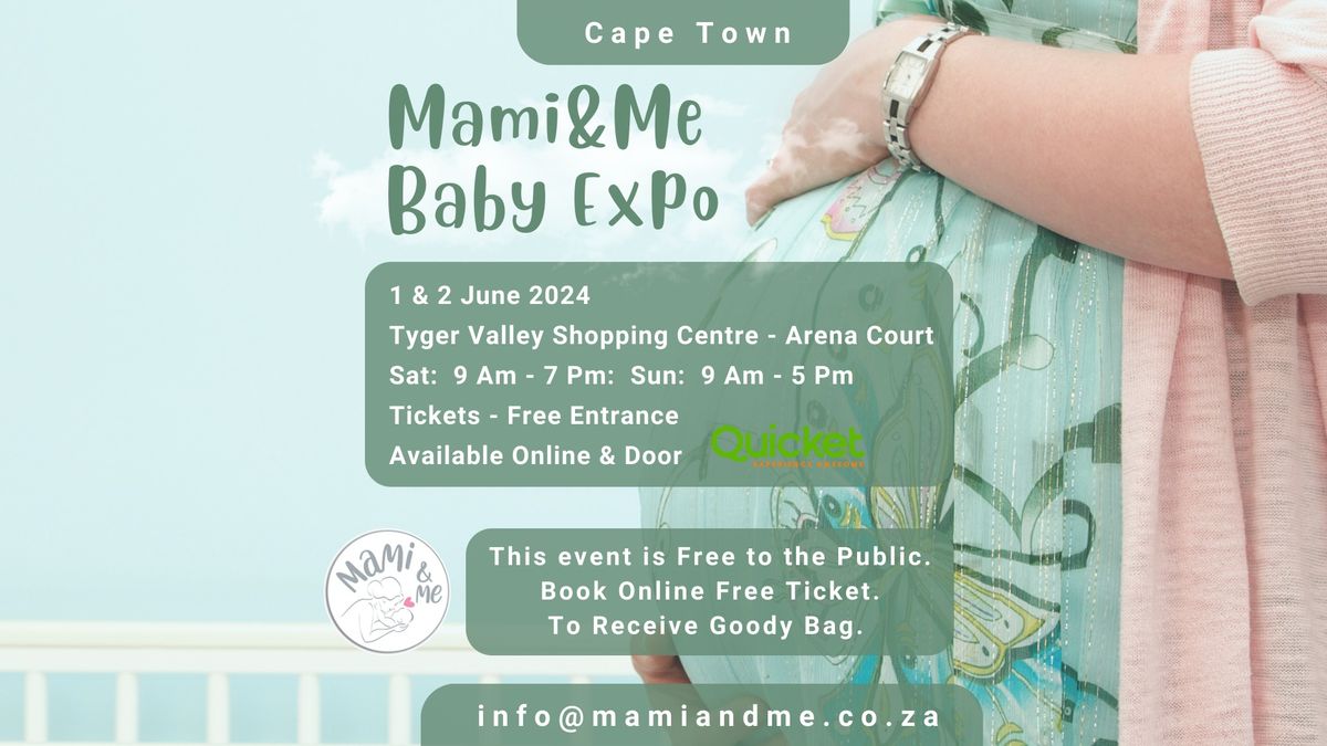 Mami&Me Baby Expo: Durbanville, Cape Town 1 & 2 June 2024