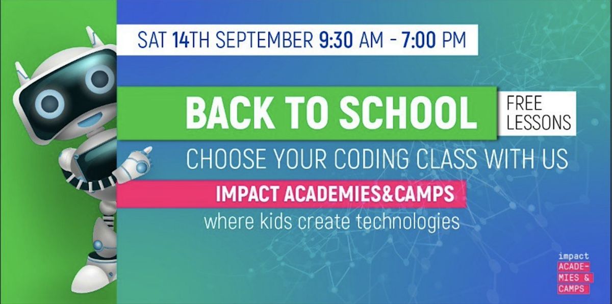 Impact Coding & Robotics Classes for kids aged 5-17