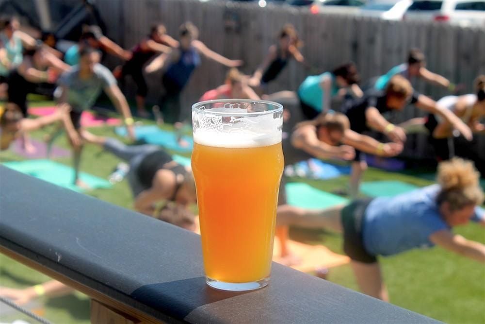 Sip & Stretch at Jones Beach Brewing Co.