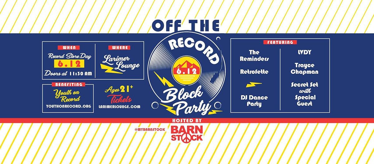Off The Record Block Party SECRET SET ft. Special Guest