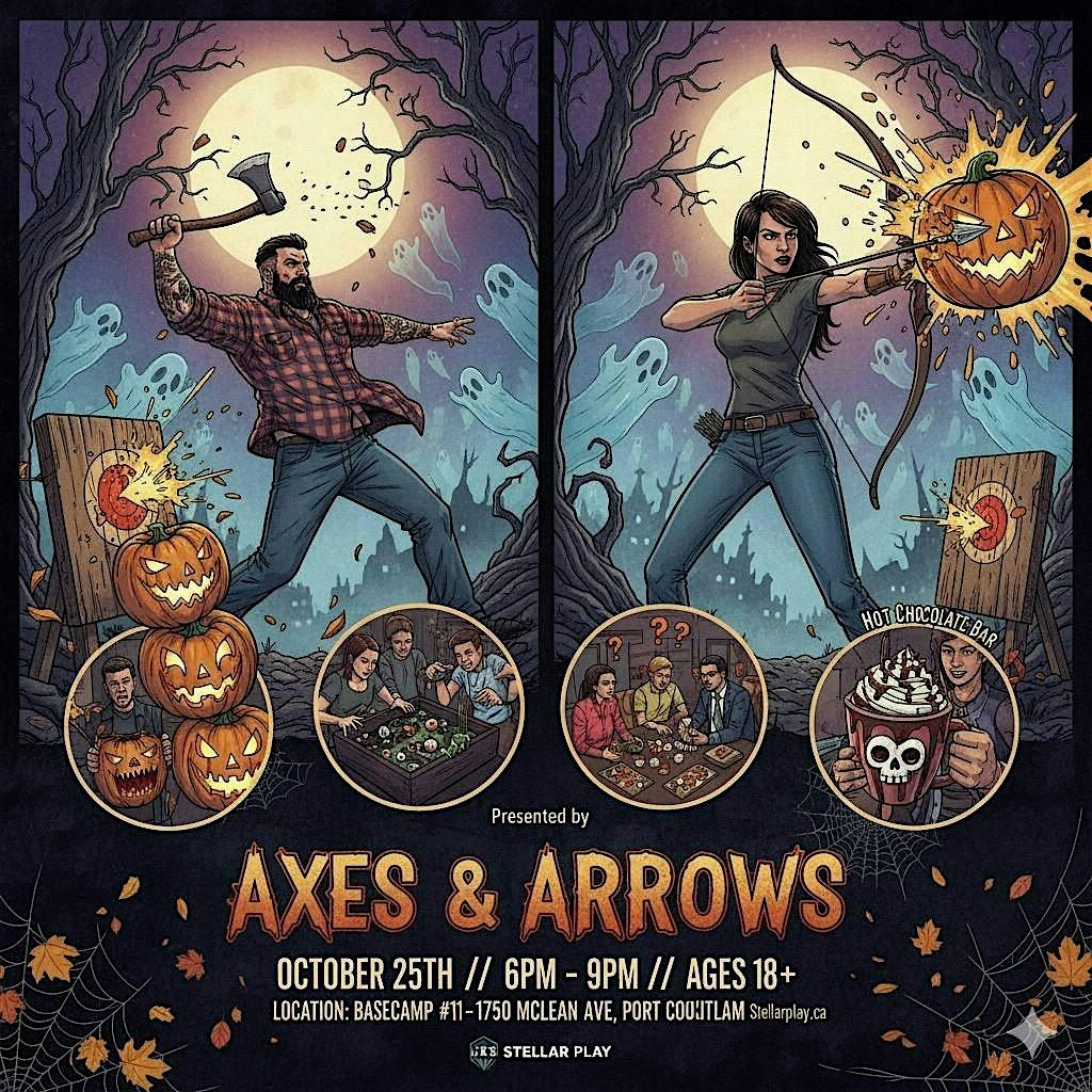 Axes & Arrows : Adult spooktacular