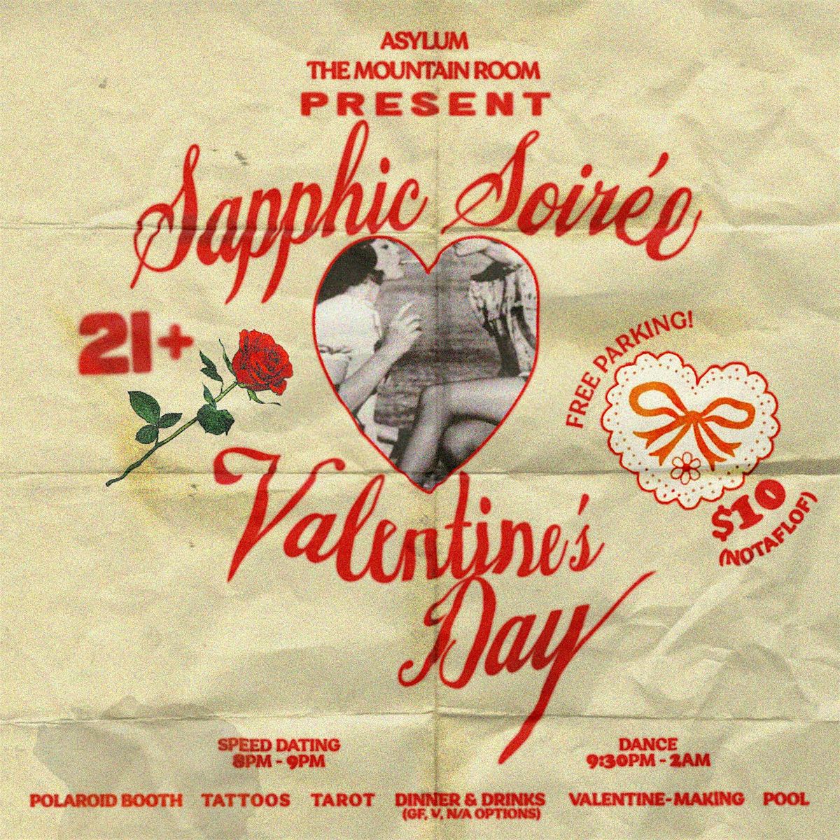 GAL PAL-ENTINE'S DAY: SAPPHIC SOIREE -- Sapphic Party + Speed Dating